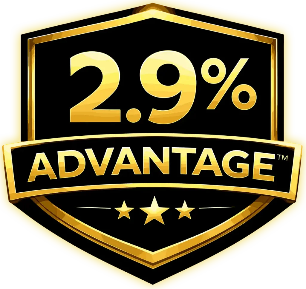 2.9% Home Sale Advantage badge.